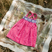 Fuchsia Striped Floral Sundress