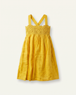 Mustard crochet sundress, product view