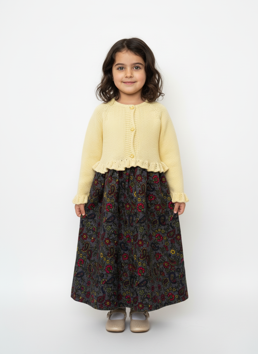 The Heirloom Knit Dress Yellow