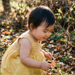 Yellow Striped Cotton Baby Sundress