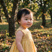 Yellow Striped Cotton Baby Sundress